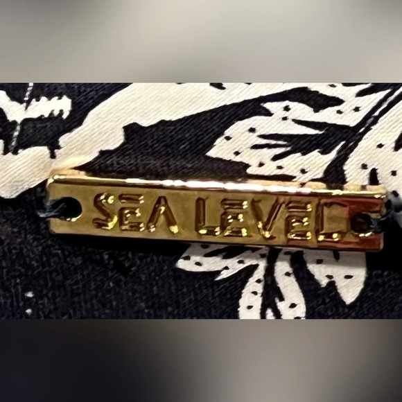 Sea Level Swim 2 piece blue and white floral bathing suit, size 6 - Picture 8 of 13